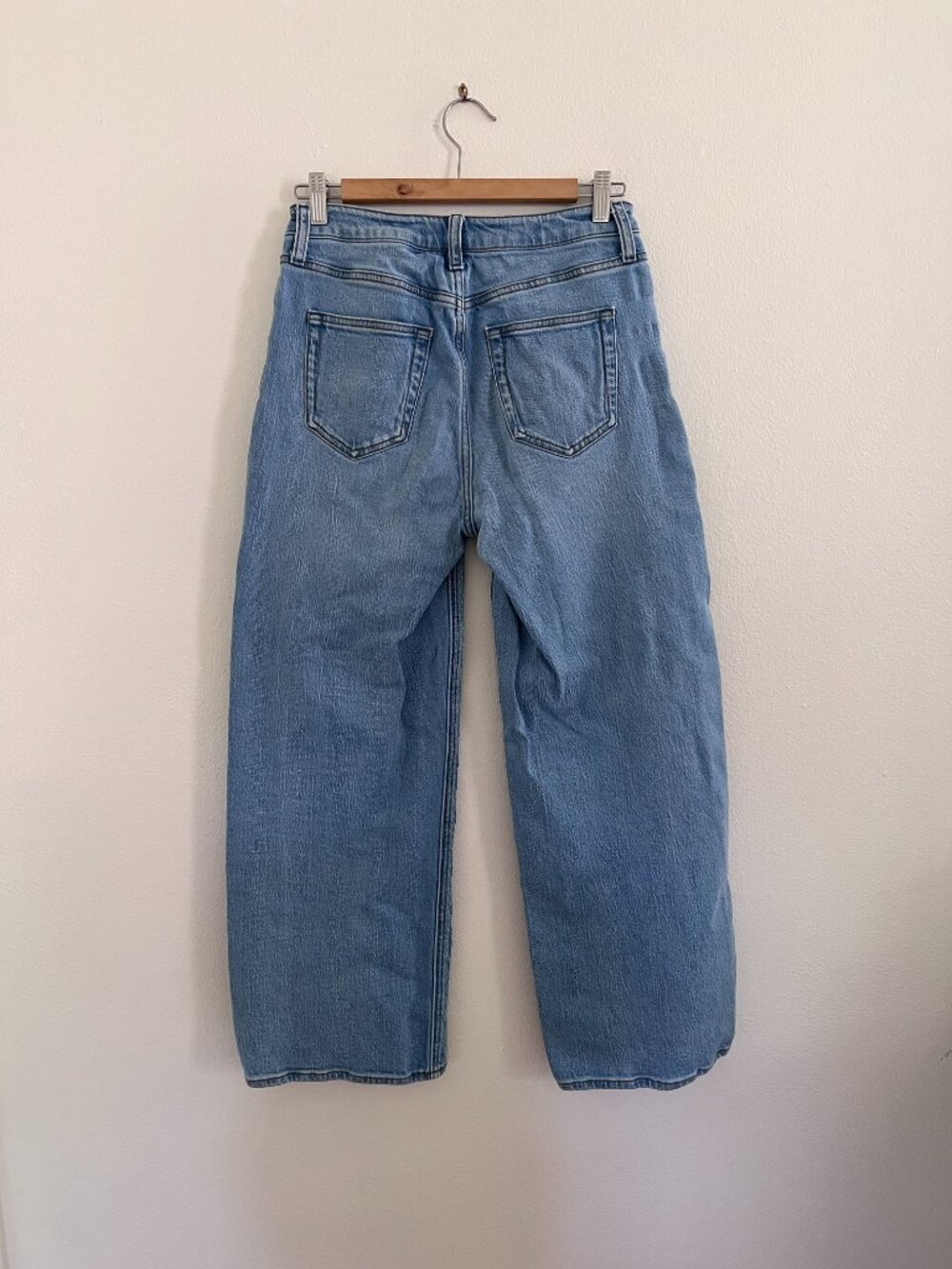 Quince Comfort Stretch High Rise Relaxed Straight Jeans - Picture 2 of 6